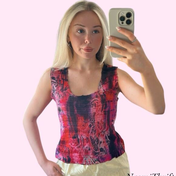 Alberto Makali Stretchy Y2K Tank Top - Picture 1 of 5